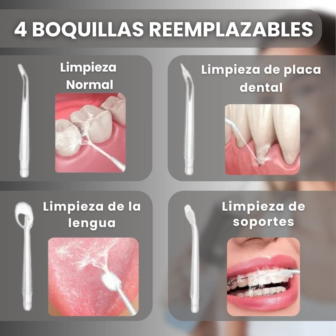 Irrigador Oral Recargable Sarro 4 Boquil
