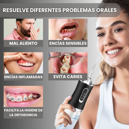 Irrigador Oral Recargable Sarro 4 Boquil